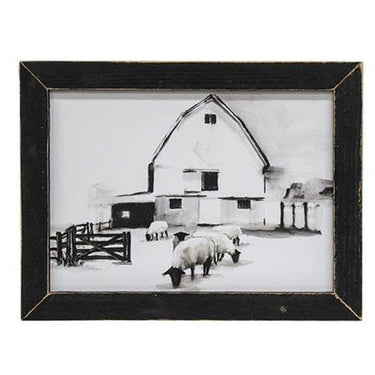 Grazing Sheep Framed Print - The Fox Decor